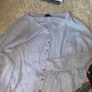Urban Outfitters Long Sleeve Waffle Shirt